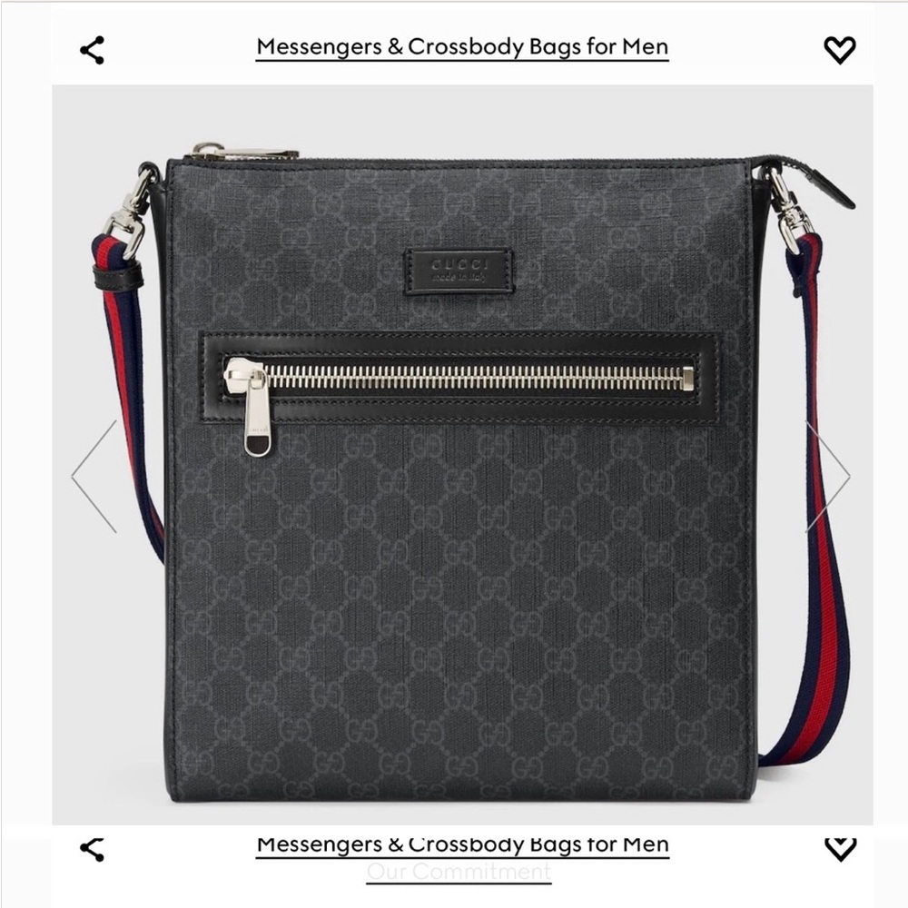 100% authentic Men’s Gucci messenger bag